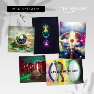 Pack 5 Stickers #3 "La Magia"